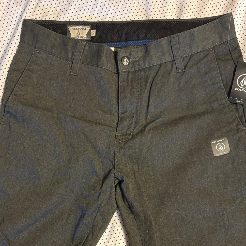 Volcom Charcoal Casual Trousers